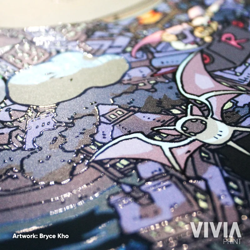 Holographic Foil Prints
